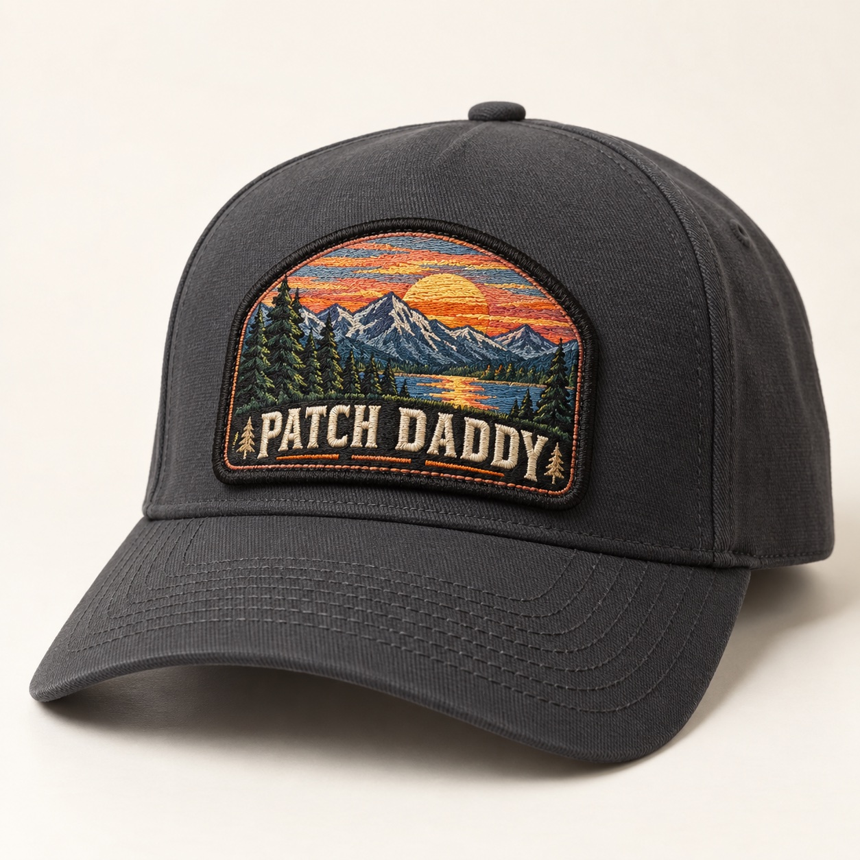 Sublimation patch finished hat inspiration